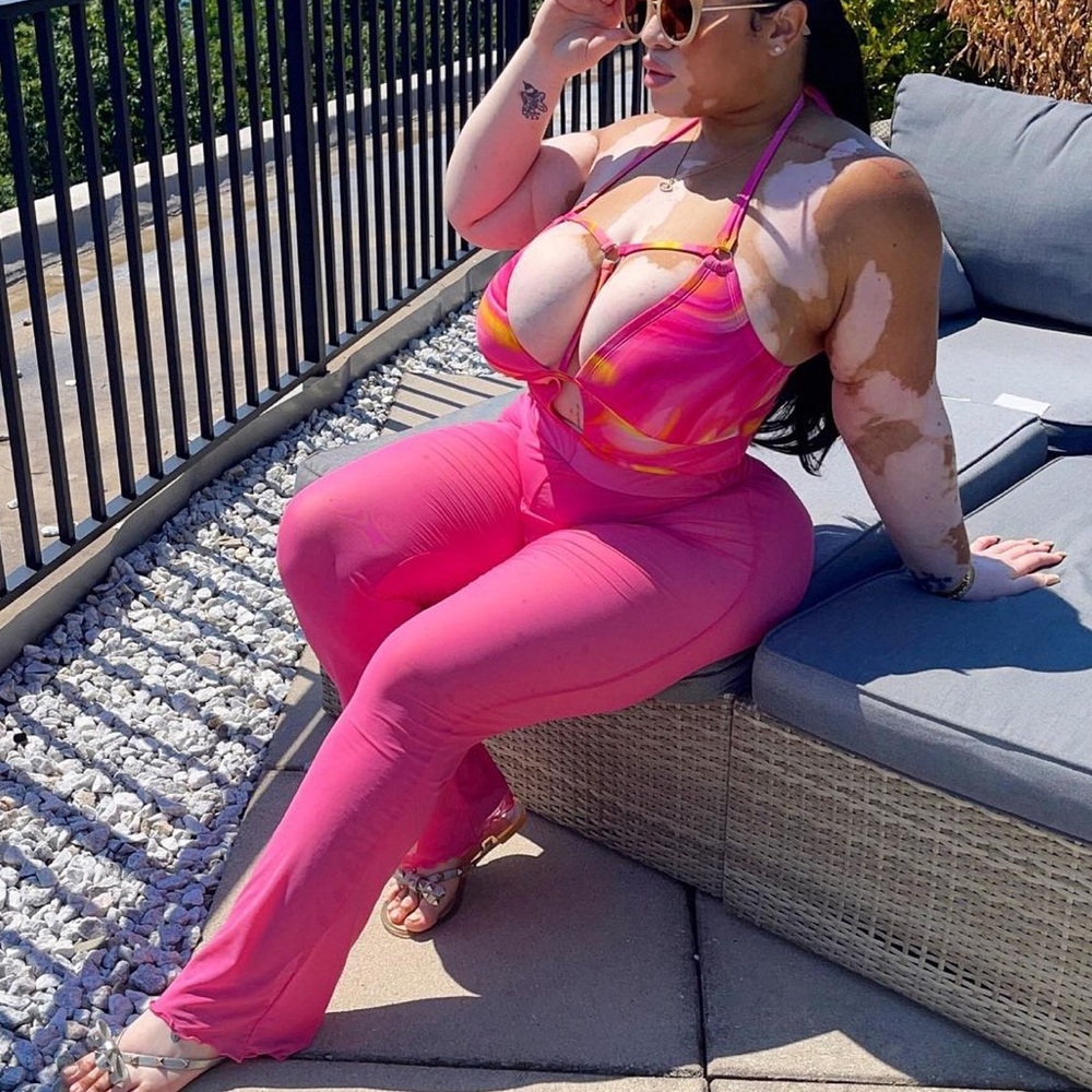 Pink cover up set